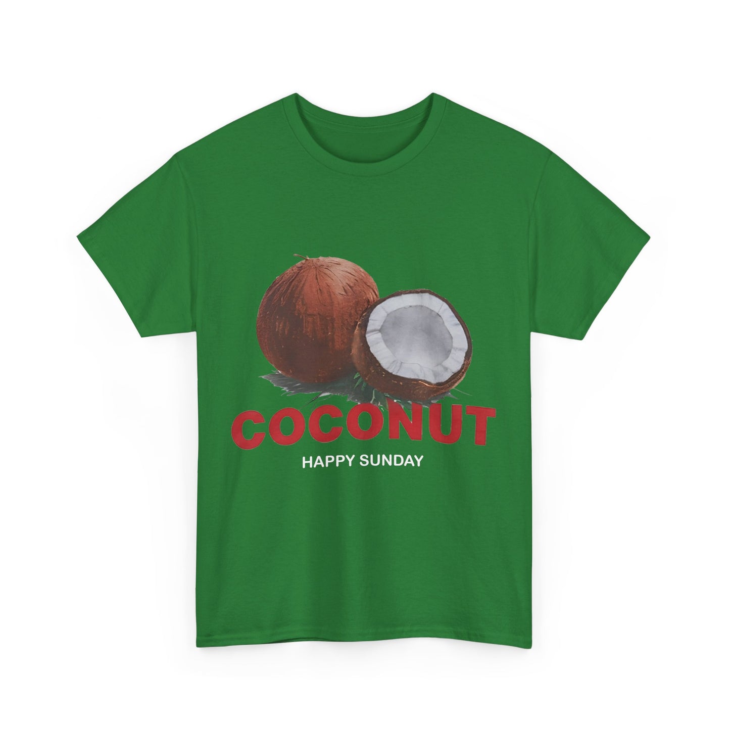 Coconut fruit unisex t shirt fashion oversize form