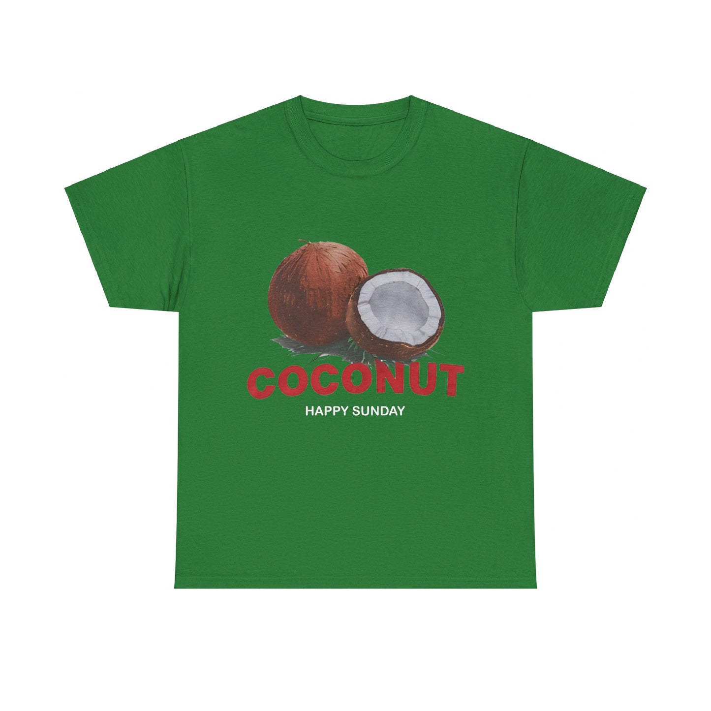 Coconut fruit unisex t shirt fashion oversize form