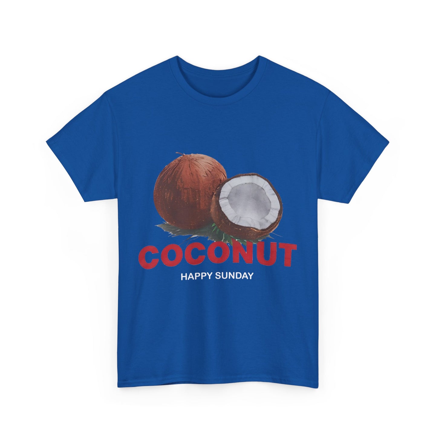 Coconut fruit unisex t shirt fashion oversize form