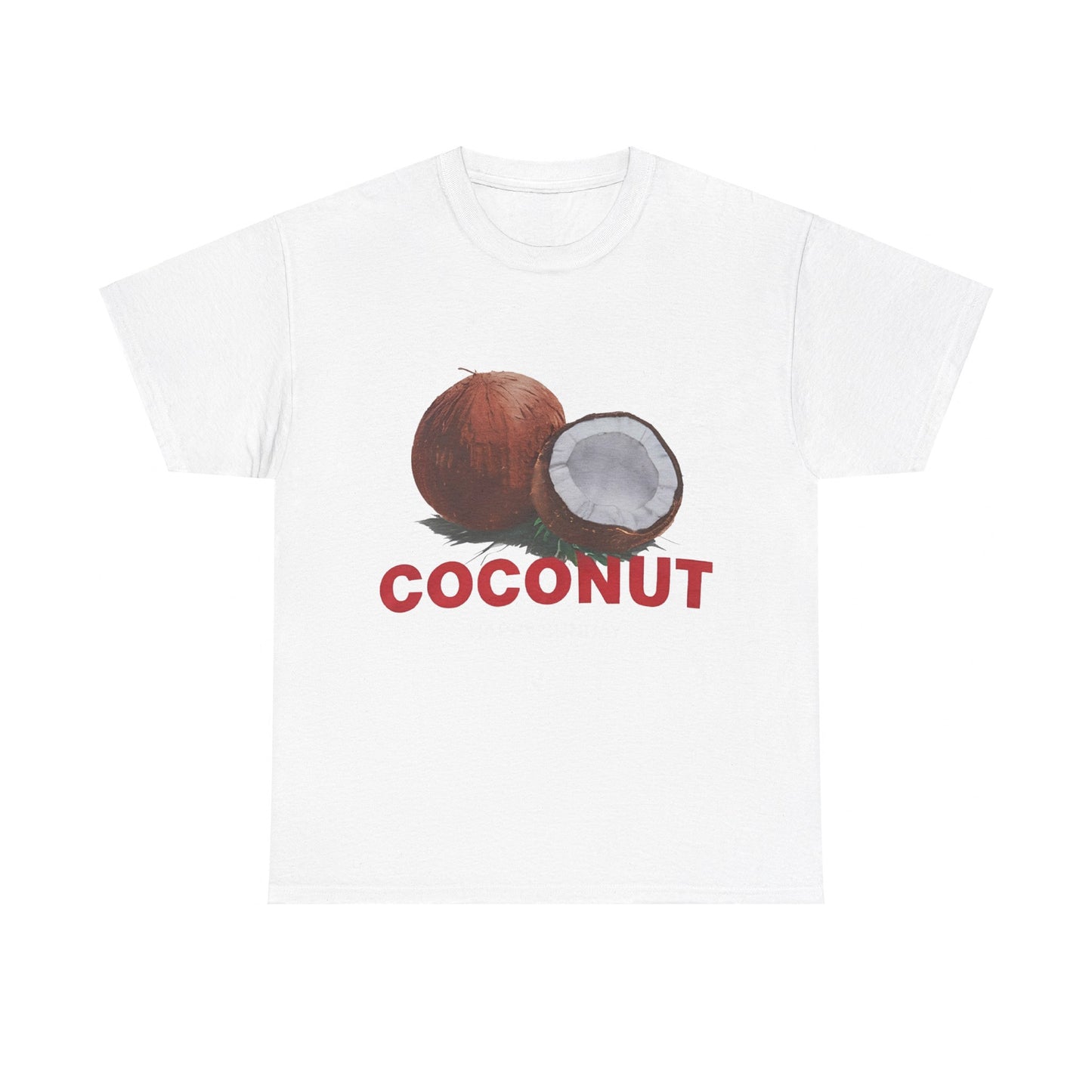 Coconut fruit unisex t shirt fashion oversize form