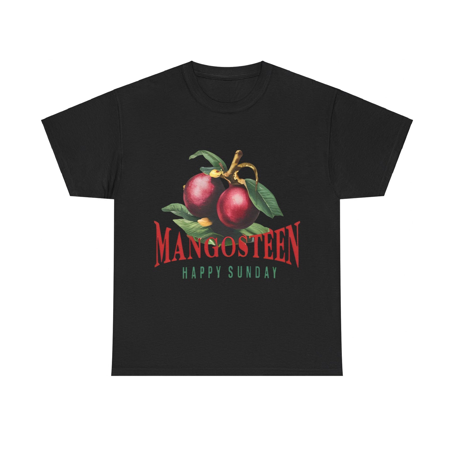 Mangosteen fruit Happy Sunday Unisex Heavy Cotton Tee