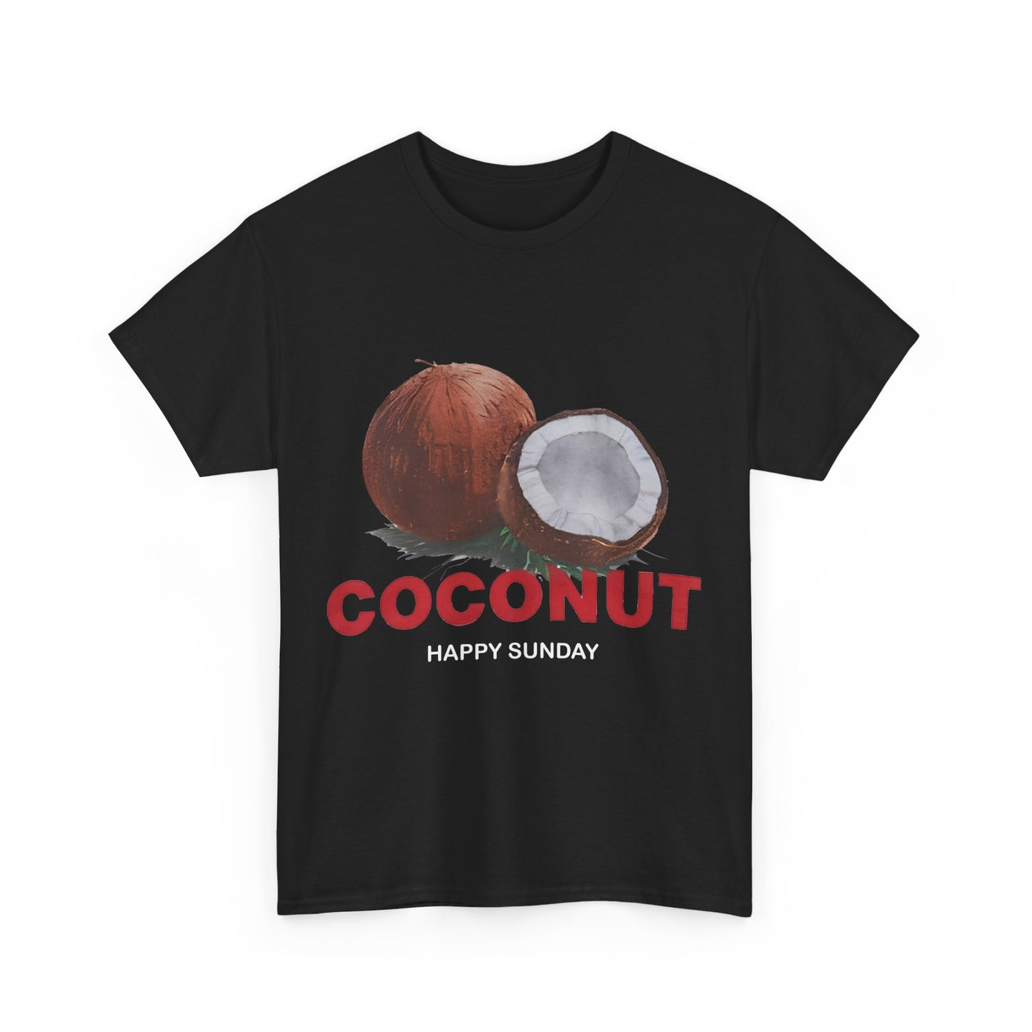 Coconut fruit unisex t shirt fashion oversize form