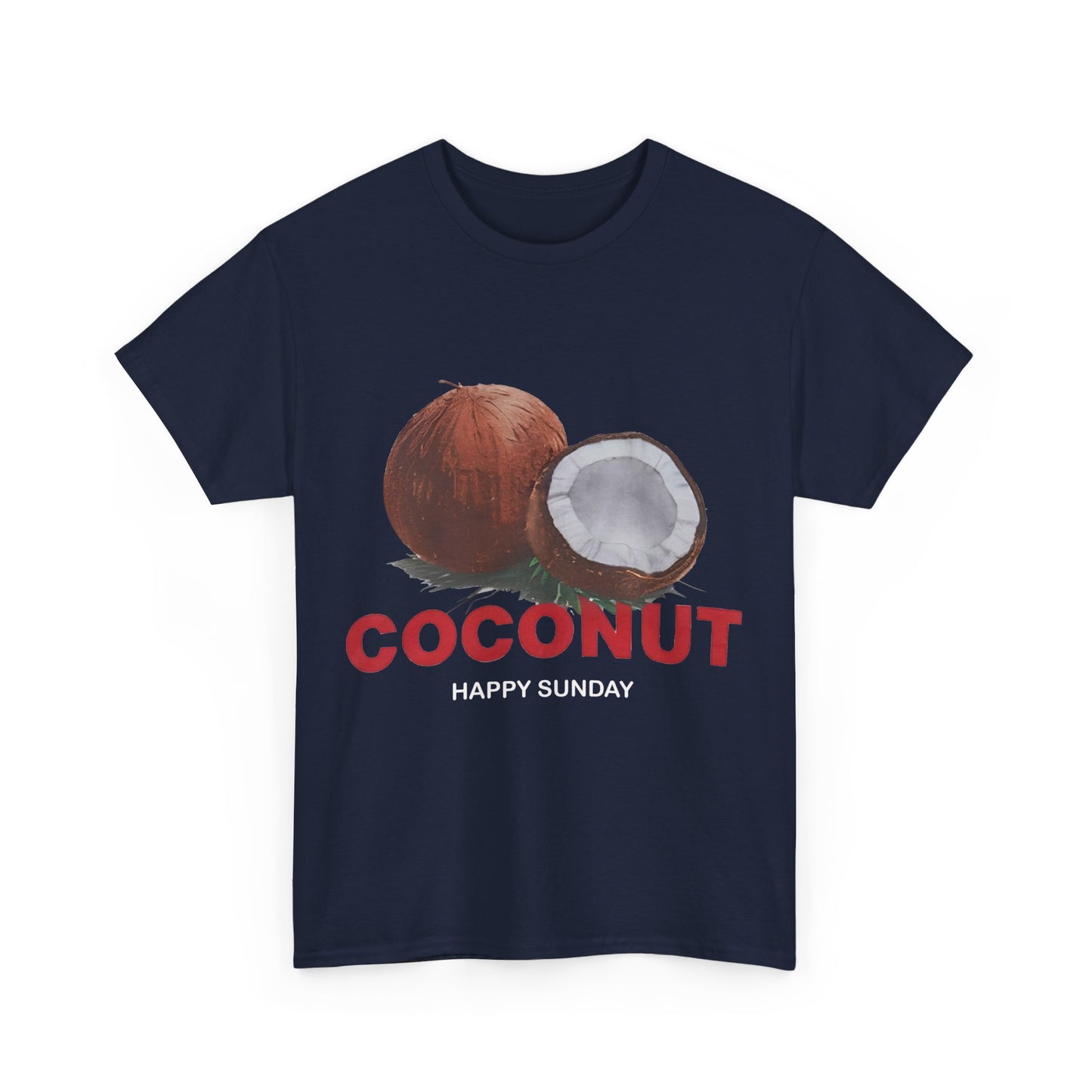 Coconut fruit unisex t shirt fashion oversize form